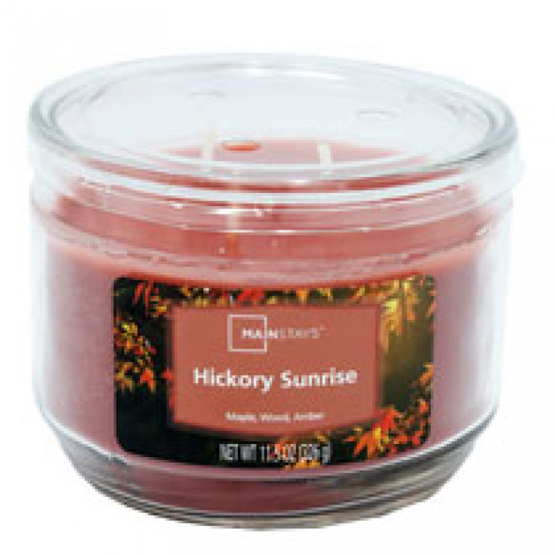 Svece 3 degļi HICKORY SUNRISE 326g