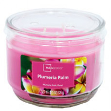 Svece 3 degļi PLUMERIA PALM 326g