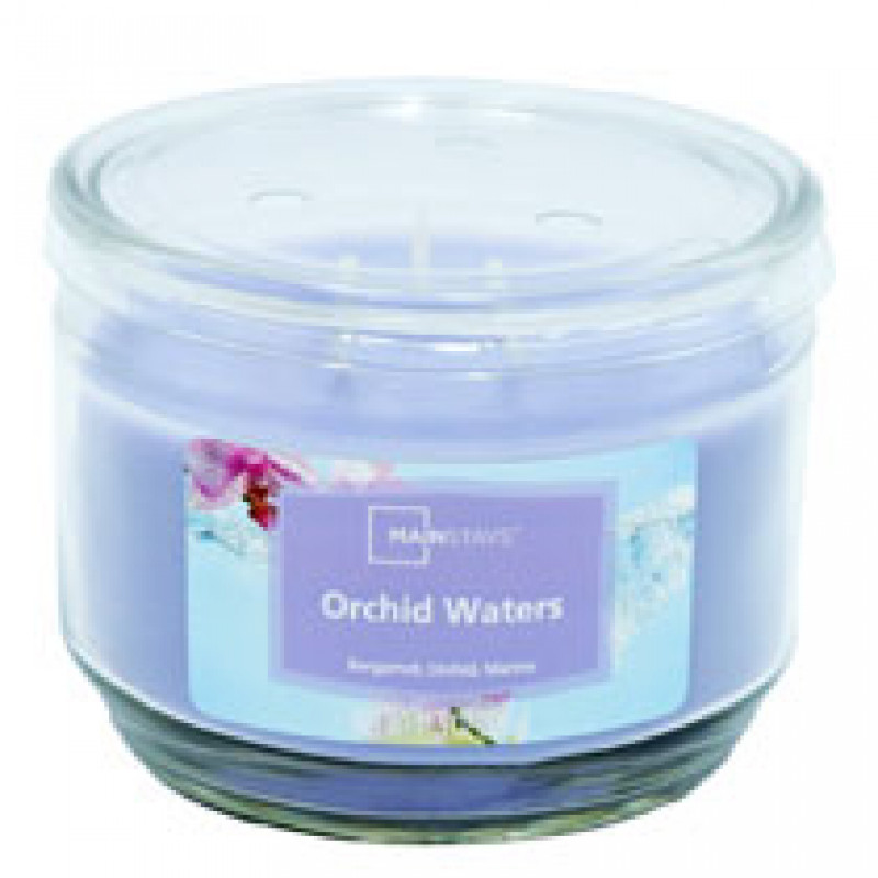 Svece 3 degļi ORCHID WATERS 326g