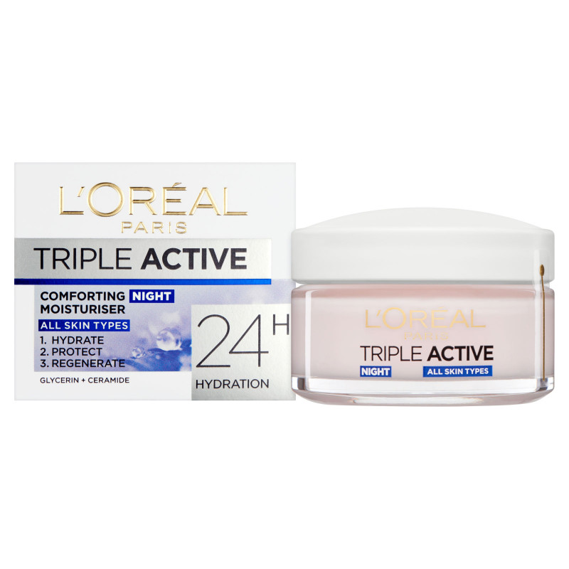 L'oreal sejas krēms nakts Triple Active Night 50ml