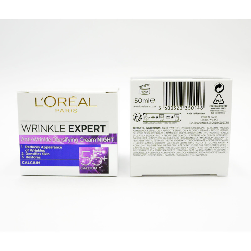 L'oreal sejas krēms nakts Wringle Expert Day 55+ 50ml