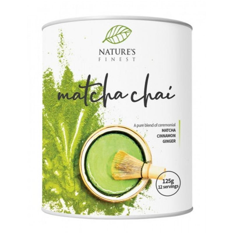 Nature's Finest zaļās tējas pulveris dzērienam Matcha Latte 125g