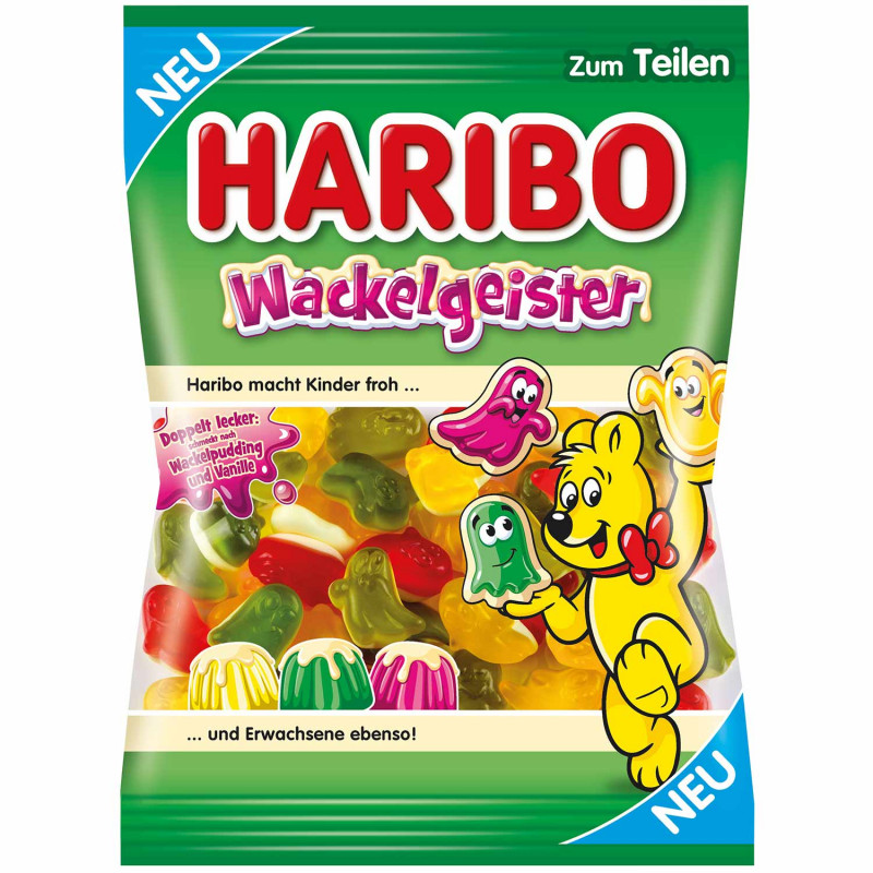 Haribo želejveida konfektes Wackelgeister 200g