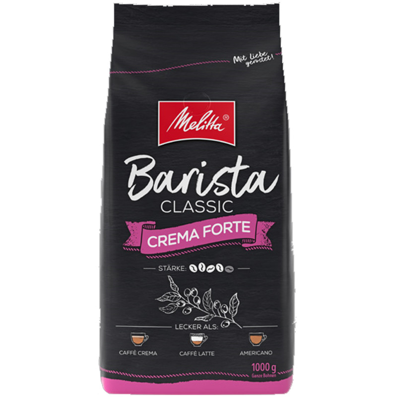 Mellita kafijas pupiņas Barista Crema Forte 1kg