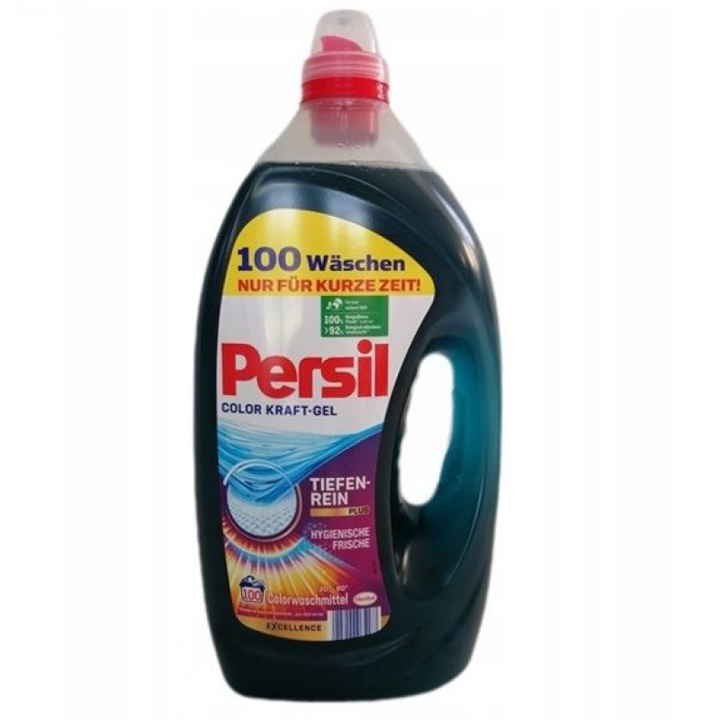 Persil šķidrais veļas mazgāšanas līdzeklis Color krāsainai veļai 100 mazg.reizēm 5L