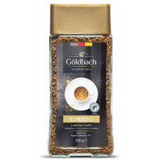 GÖLDBACH 200G ESPRESSO RAINFORESTCOFFEE INSTANT GLASS