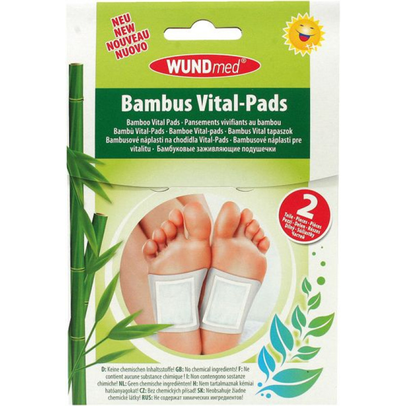 Bambusa plāksteri pēdam Bambu Vital Pads 2gb