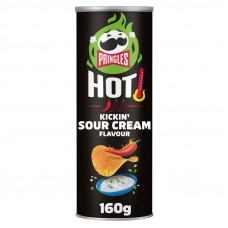 PRINGLES Hot Kickin Sour Cream 160g