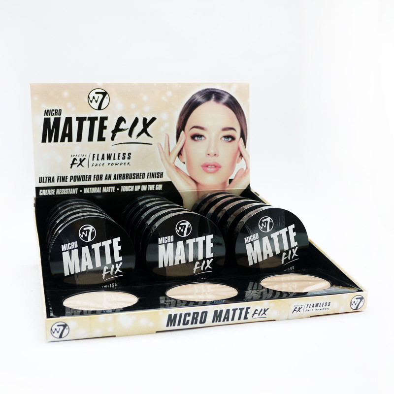 W7 MICRO MATTE FIX FLAWLESS FACE POWDER