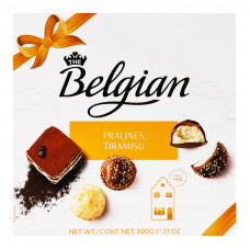 Konf. Pralines Tiramisu 200g Belgian