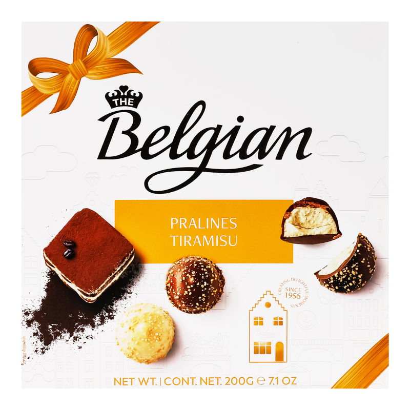 Konf. Pralines Tiramisu 200g Belgian