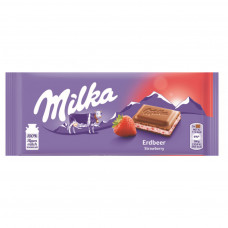 MILKA 100G STRAWBERRY CHOCOLATE 