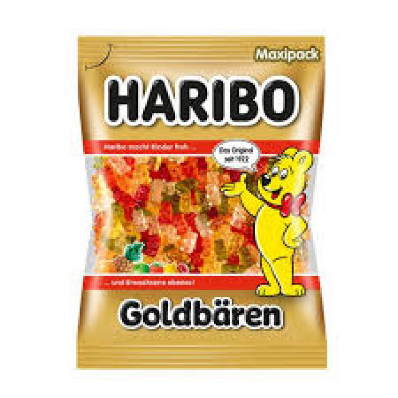 Haribo želejveida konfektes Goldbaren 1kg