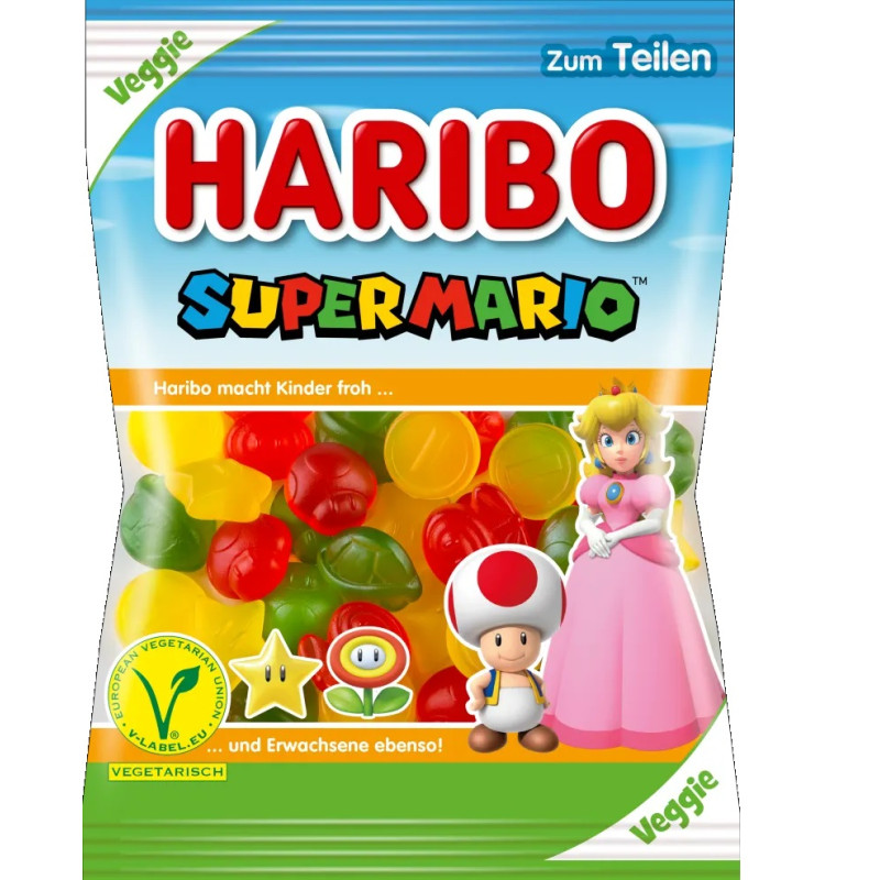 HARIBO 175G SUPER MARIO VEGGIE 