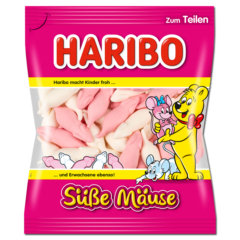 HARIBO 175G SUSSE MAUSE