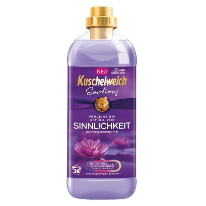 Kuschelweich veļas mīkstinātājs Sinnlichkeit (violets)1L 38 mazg. reizēm