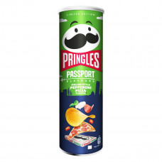 Pringles čipsi ar itāļu pepperoni picas garšu