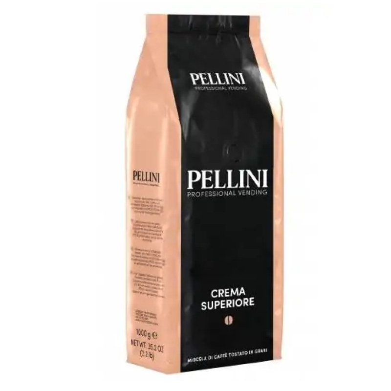 Pellini kafijas pupiņas Crema Superiore 1kg