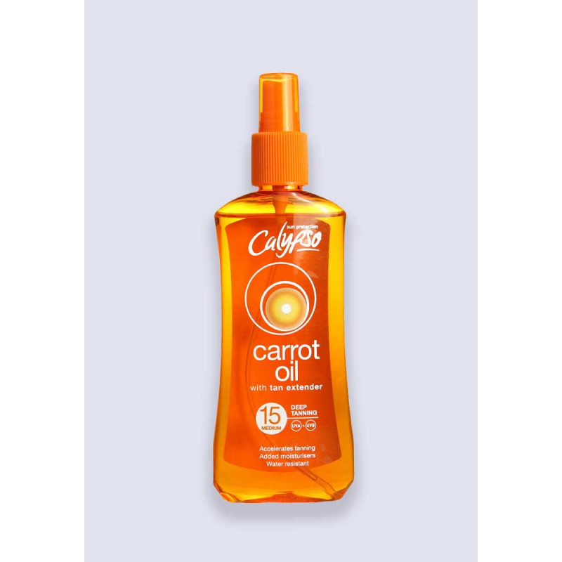 Calypso eļļia iedegumam carrot oil SPF15 with tan extender