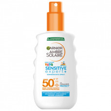 Garnier Ambre Solaire sauļošanās aizsarglīdzeklis jutīgai ādai Kids sensitive SPF 50+ 150ml 