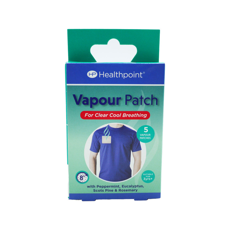 Healthpoint Vapour Patch plāksteri atvieglotai elpošanai 5gab.