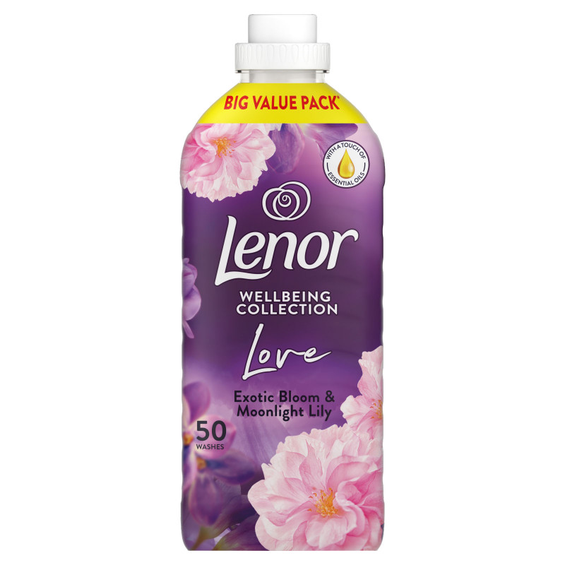 Lenor veļas mīkstinātājs Exotic Bloom & Moonlight Lily 1.65L 50mazg.reizēm