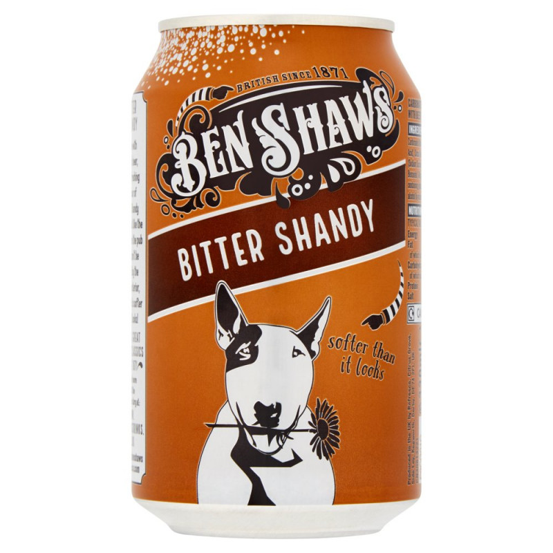 Ben Shaw sodas dzēriens  Bitter 330ml