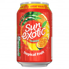 Sun Exotic dzēriens Sparkling Tropical Fruit 330ml