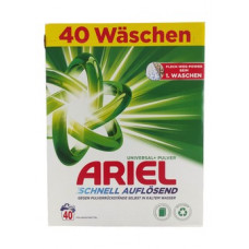 Ariel veļas pulveris Universal 2.40kg 40 mazg. reizēm