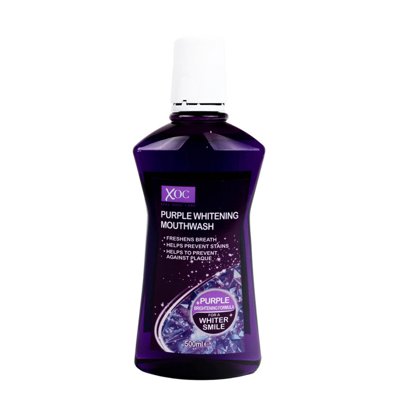 Xoc mutes dobuma skalošanas līdzeklis Purple Whitening balinošs 500ml