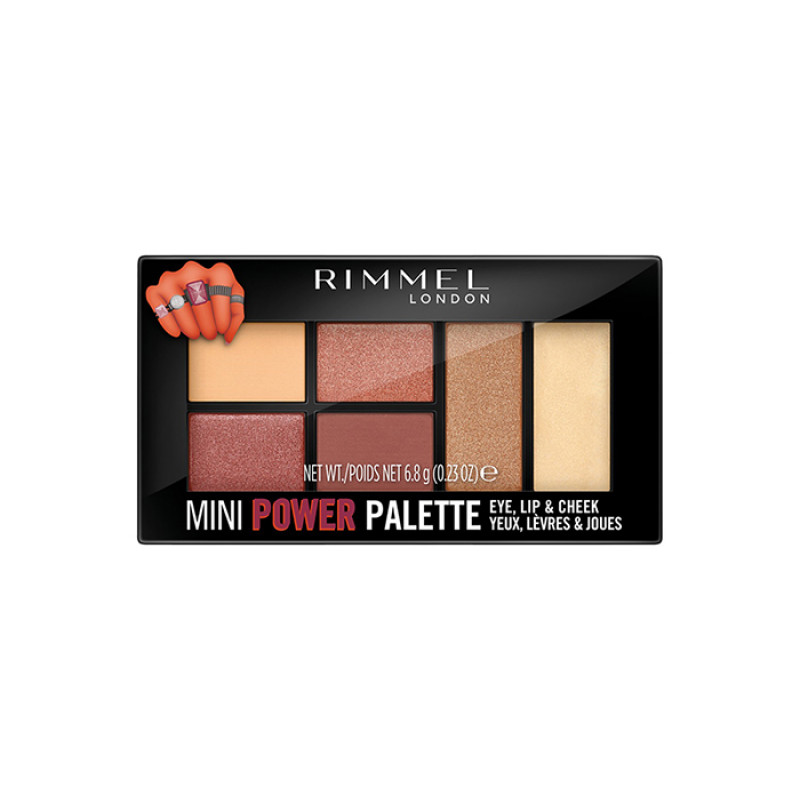 Rimmel kosmētkas palete Mini Power Fierce 006 6.8g