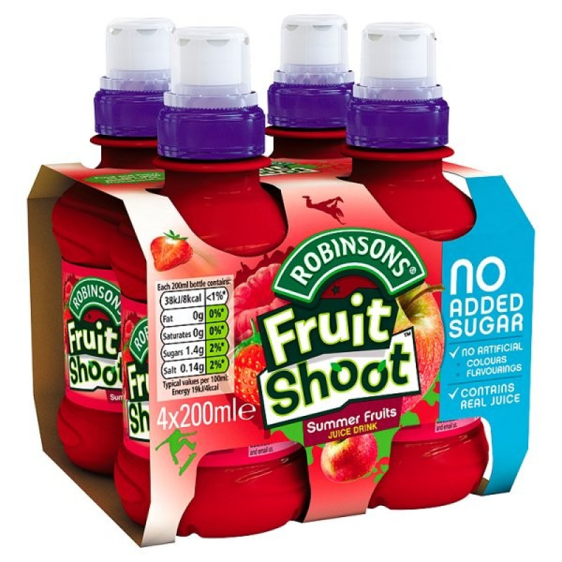 Robinsons dzēriens Fruit shoot strawberry apple 200ml