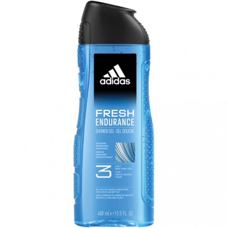 Adidas dušas želeja 3in1 Fresh Endurance 400ml 