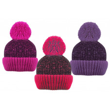 HAT GIRLS POM POM ROCKJOCK ASSTD COLOURS