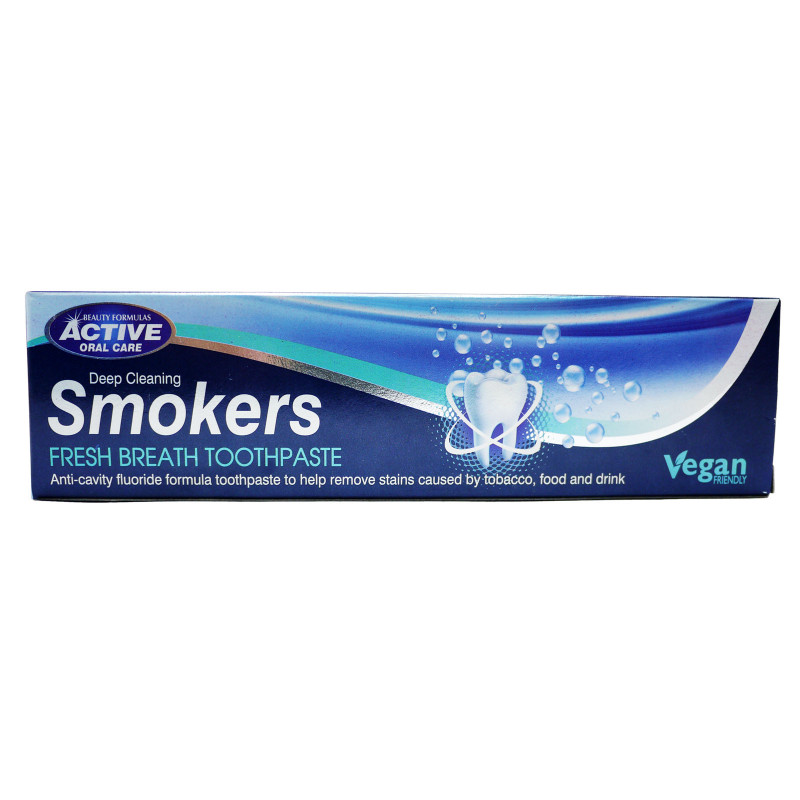 BEAUTY FORMULAS TOOTHPASTE ACTIVE SMOKERS  100ml